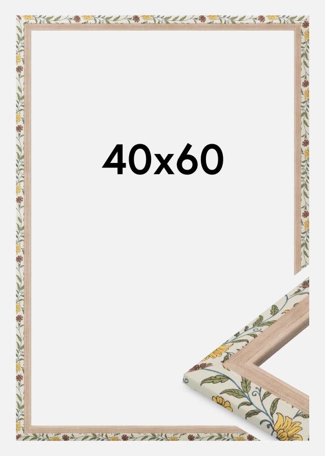 Raam Arco Akrüülklaas Lilleline Tamm 40x60 cm