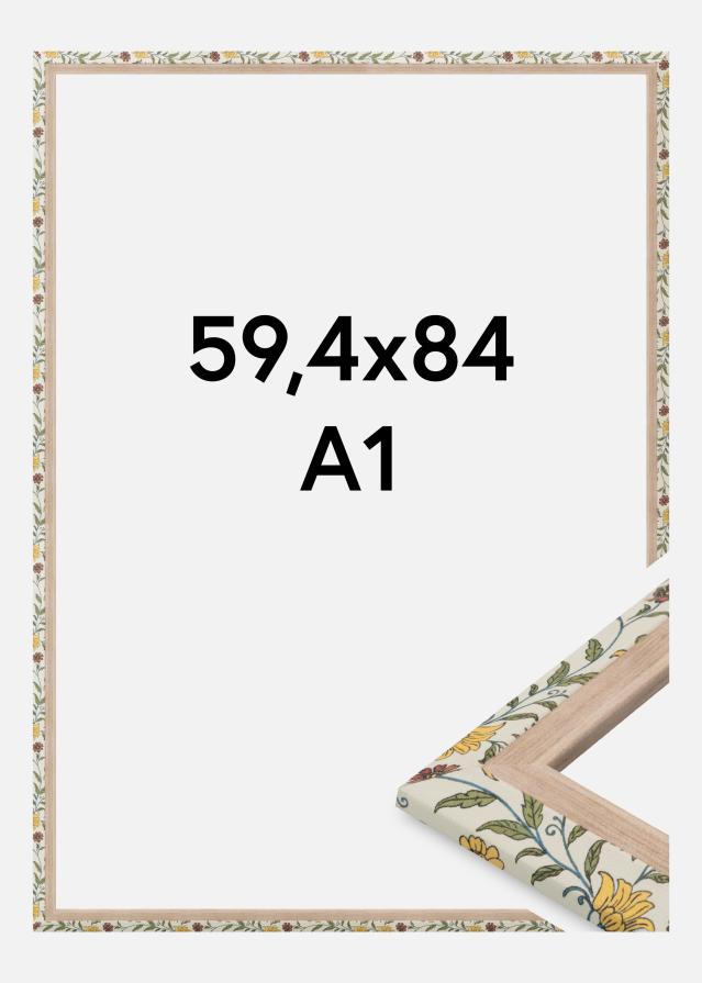 Raam Arco Akrüülklaas Lilleline Tamm 59.4x84 cm (A1)