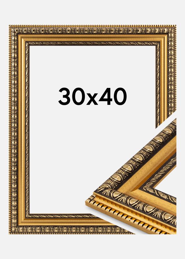 Raam Ornato Akrüülklaas Kuld 30x40 cm