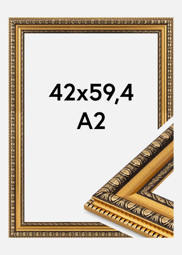Raam Ornato Akrüülklaas Kuld 42x59.4 cm (A2)