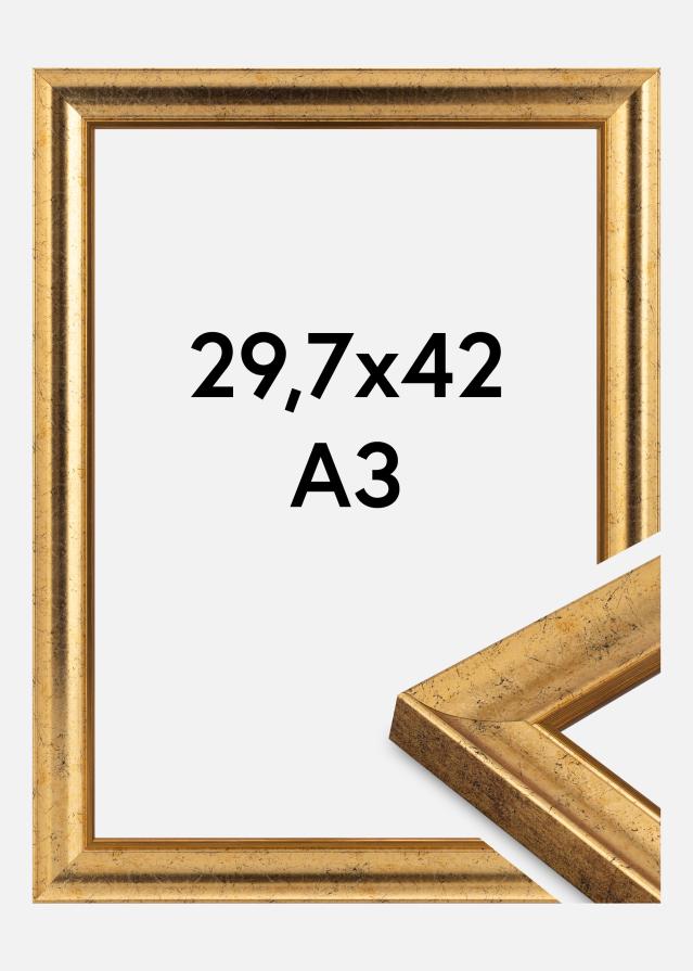 Raam Conca Akrüülklaas Kuld 29.7x42 cm (A3)