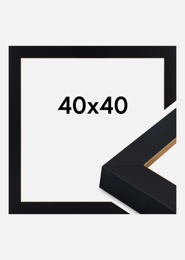 Raam Sussex Akrüülklaas Must/Kuldne 40x40 cm