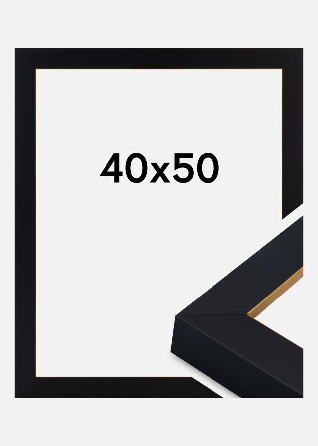 Raam Sussex Akrüülklaas Must/Kuld 40x50 cm