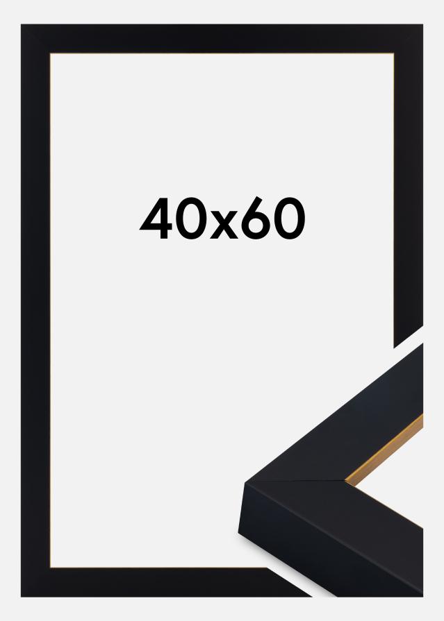 Raam Sussex Akrüülklaas Must/Kuldne 40x60 cm