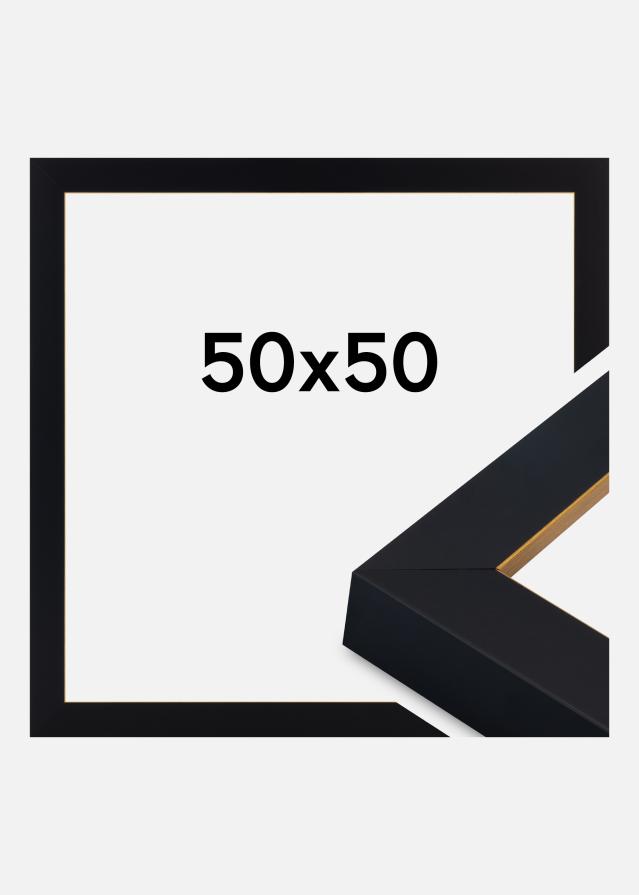 Raam Sussex Akrüülklaas Must/Kuld 50x50 cm