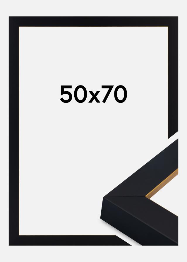 Raam Sussex Akrüülklaas Must/Kuld 50x70 cm