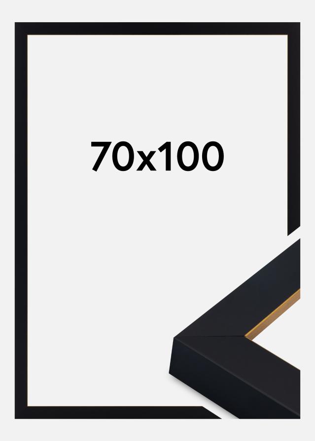 Raam Sussex Akrüülklaas Must/Kuld 70x100 cm