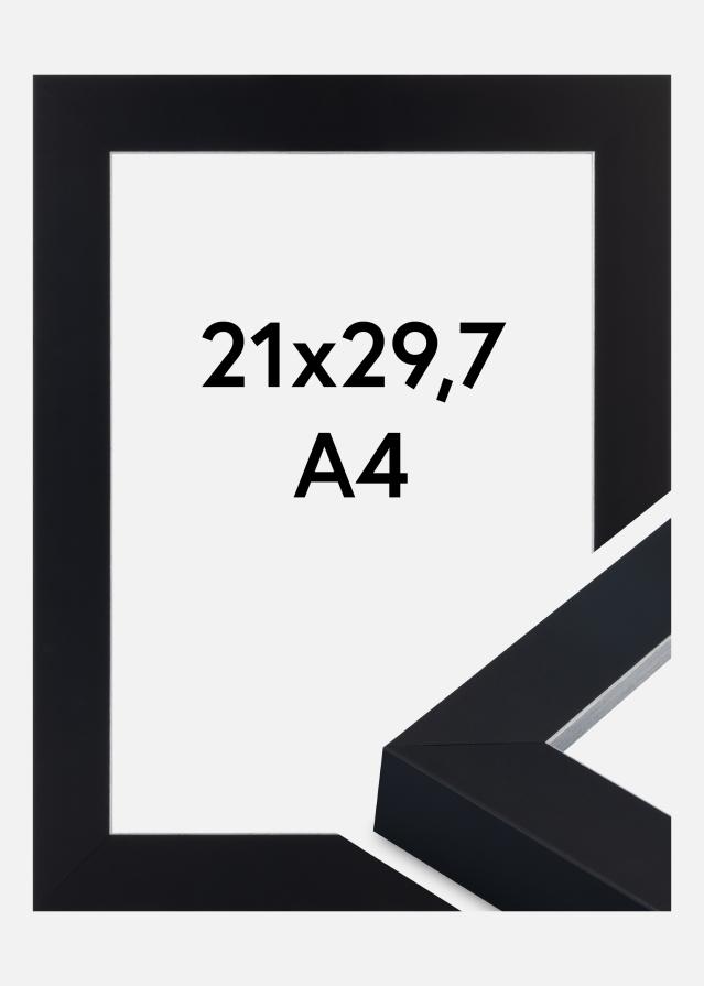 Raam Sussex Akrüülklaas Must/Hõbe 21x29,7 cm (A4)