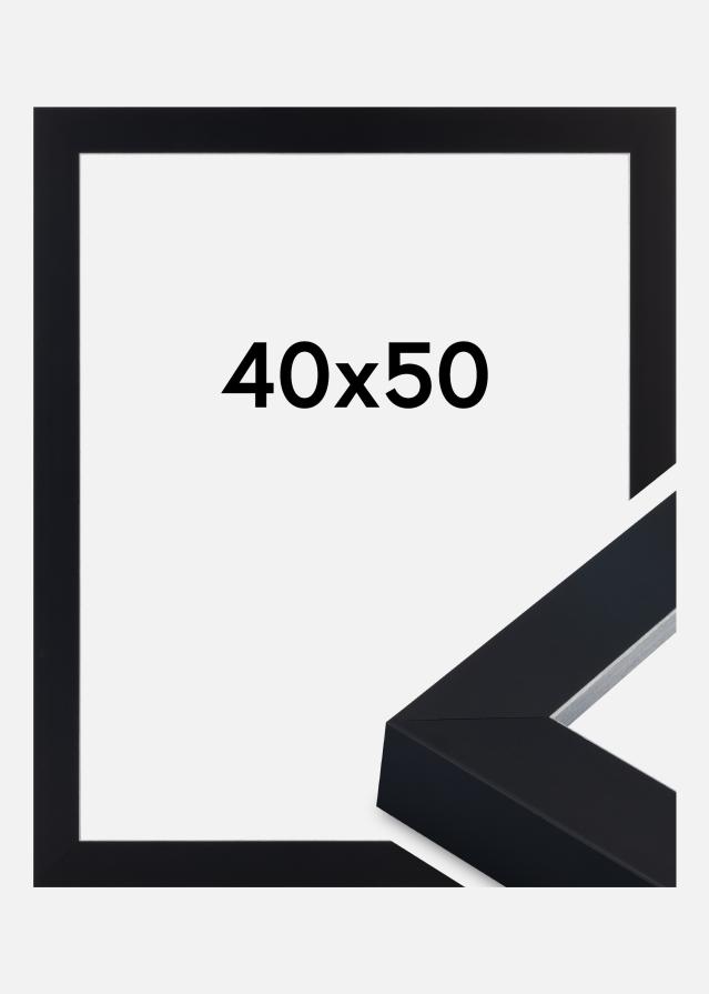 Raam Sussex Akrüülklaas Must/Hõbe 40x50 cm