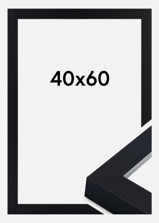 Raam Sussex Akrüülklaas Must/Hõbe 40x60 cm