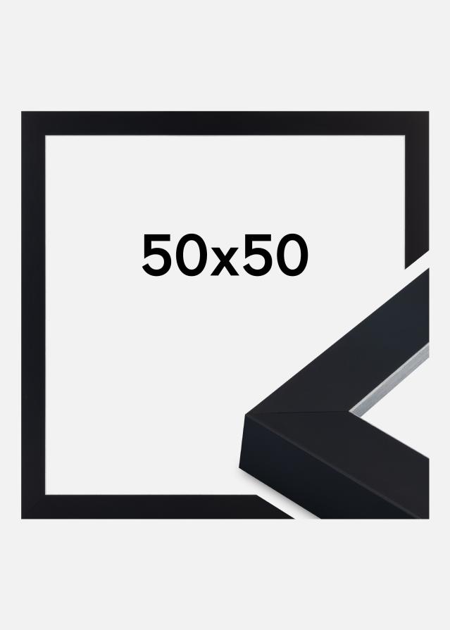 Raam Sussex Akrüülklaas Must/Hõbe 50x50 cm