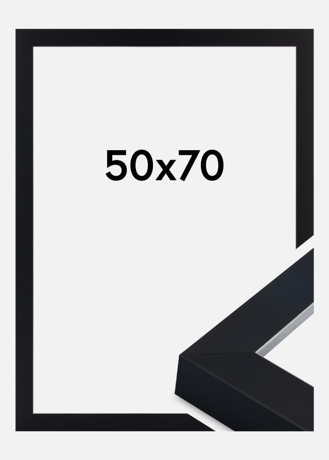 Raam Sussex Akrüülklaas Must/Hõbe 50x70 cm