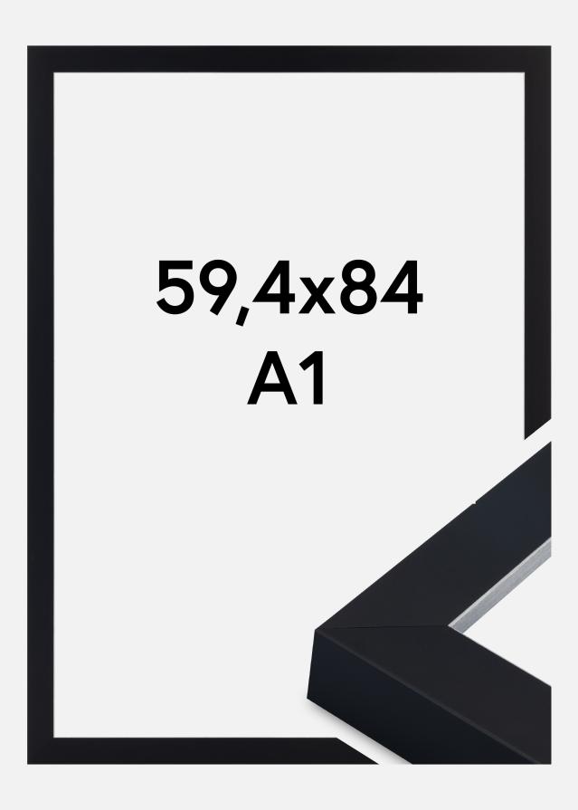 Raam Sussex Akrüülklaas Must/Hõbe 59,4x84,1 cm (A1)