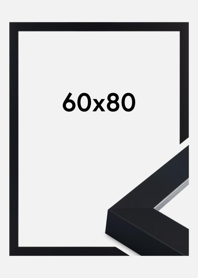 Raam Sussex Akrüülklaas Must/Hõbe 60x80 cm