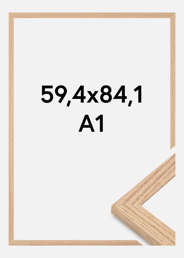 Raam Tidlös Akrüülklaas Massiivne Tamm 59,4x84,1 cm (A1)