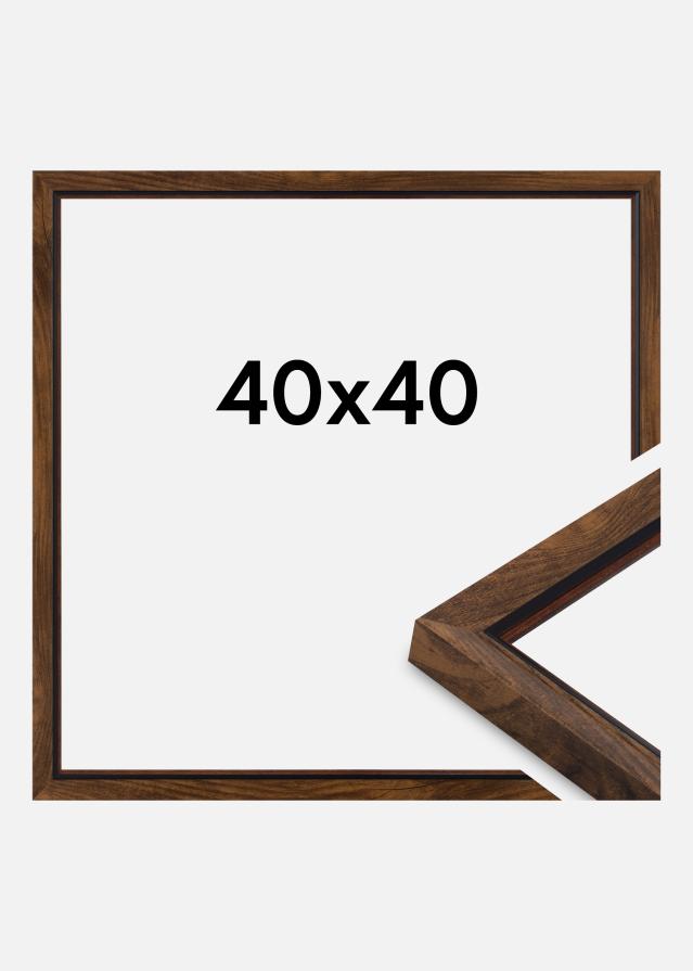 Raam Obsidian Akrüülklaas Pähkel 40x40 cm