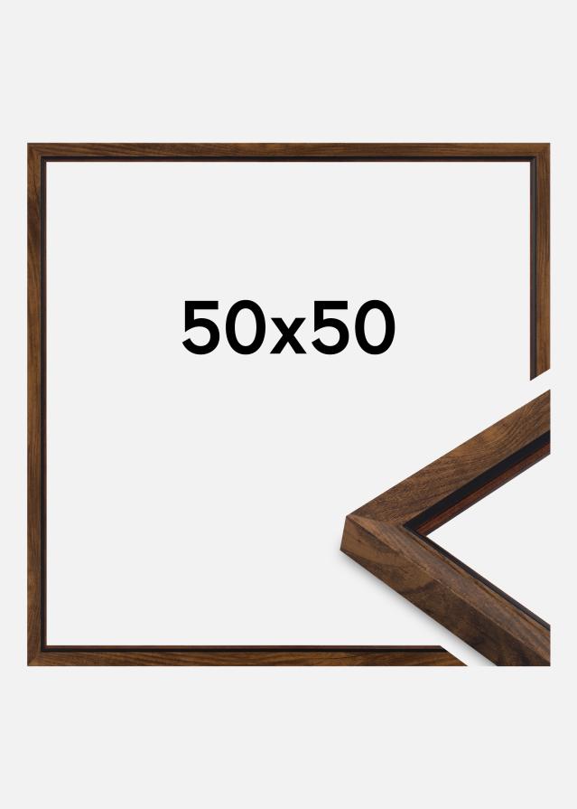 Raam Obsidian Akrüülklaas Pähkel 50x50 cm