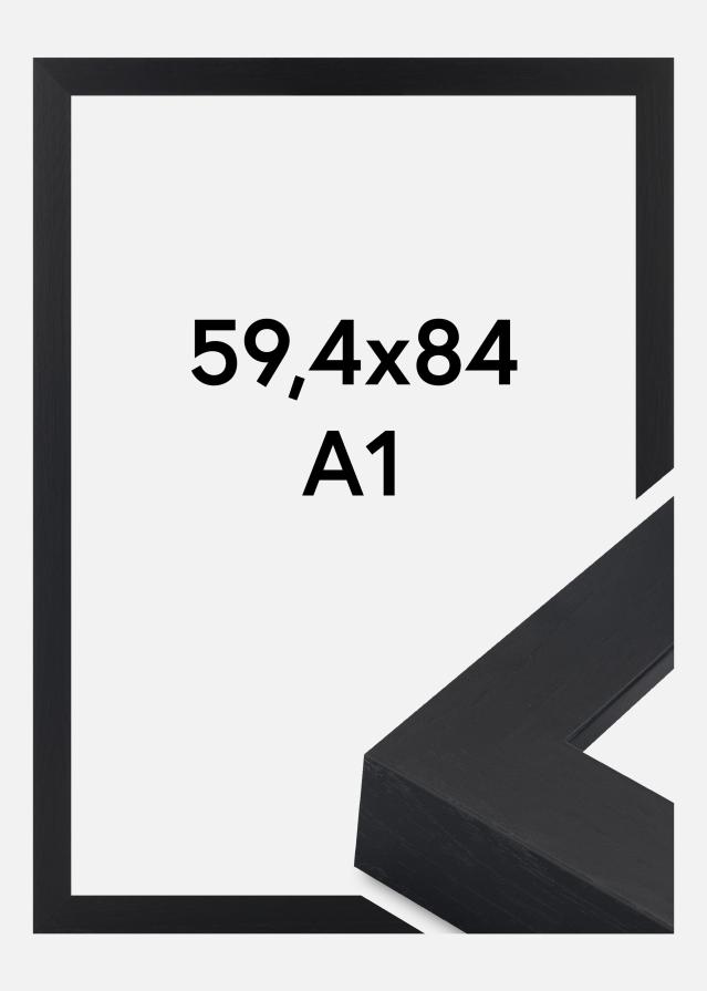 Raam Wells Akrüülklaas Must 59.4x84 cm (A1)