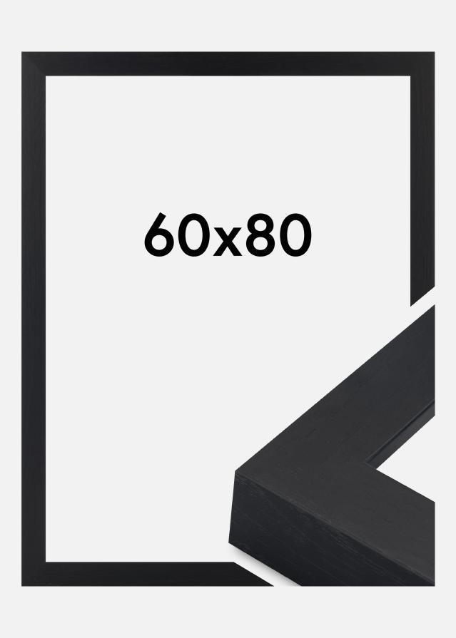 Raam Wells Akrüülklaas Must 60x80 cm