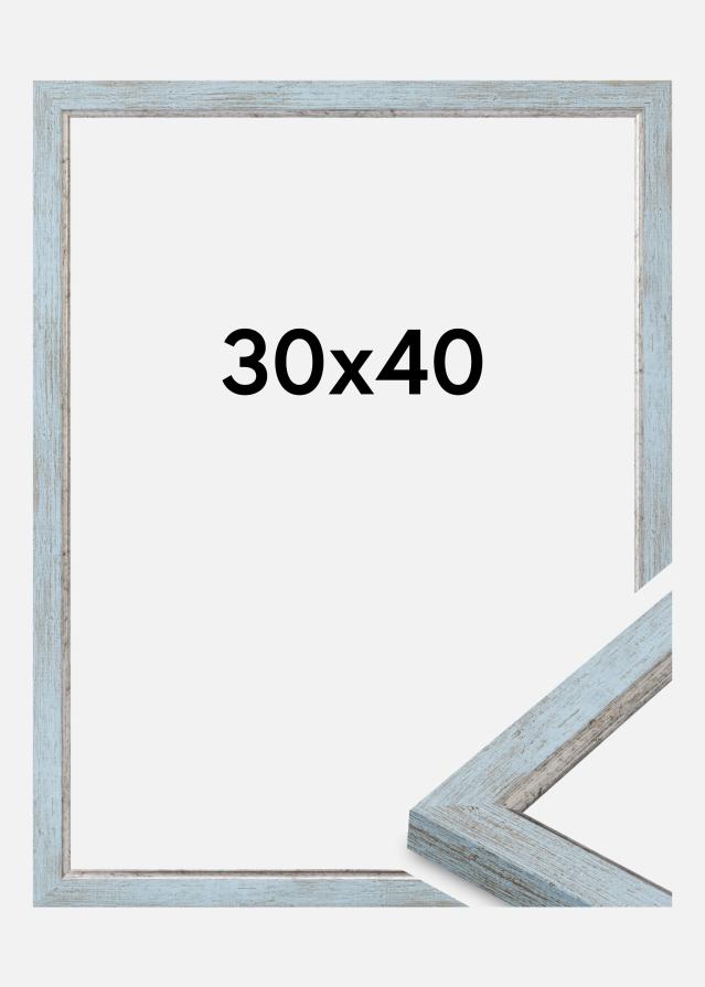 Raam Whitby Akrüülklaas Sinine 30x40 cm