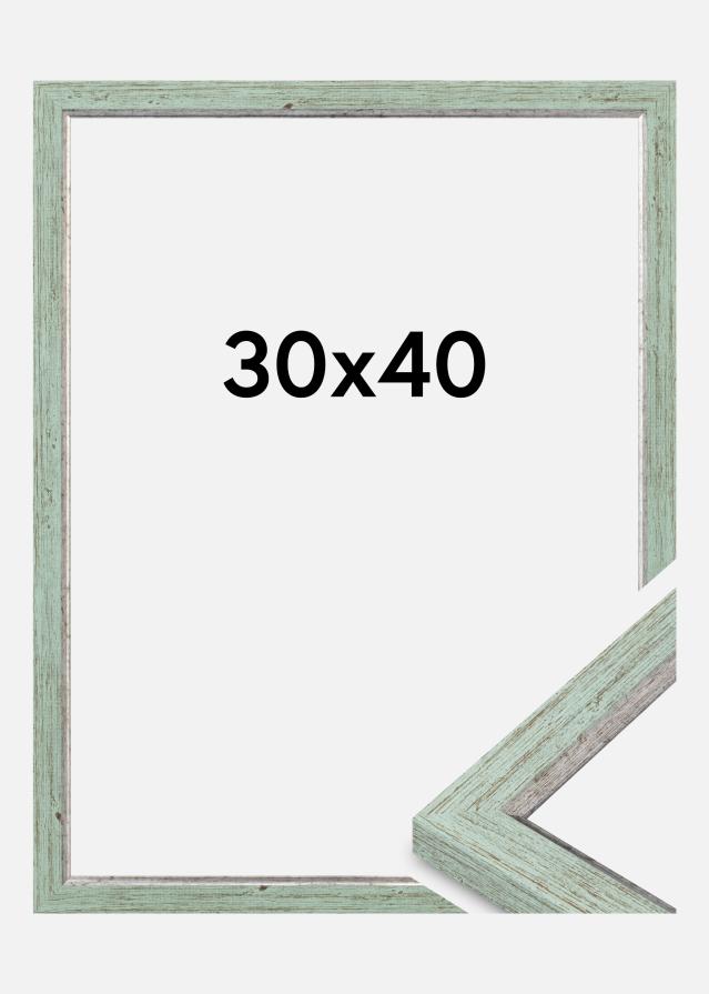 Raam Whitby Akrüülklaas Roheline 30x40 cm