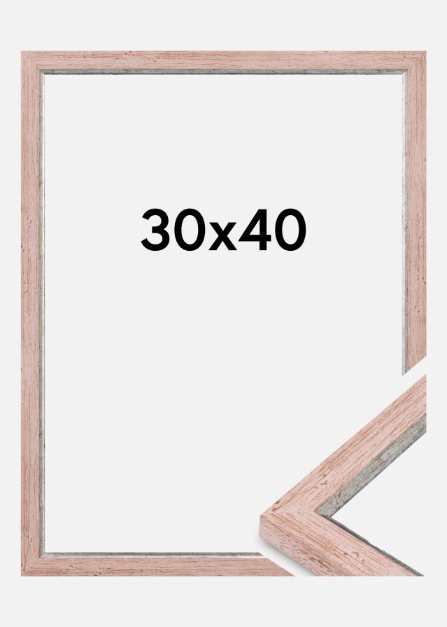 Raam Whitby Akrüülklaas Punane 30x40 cm