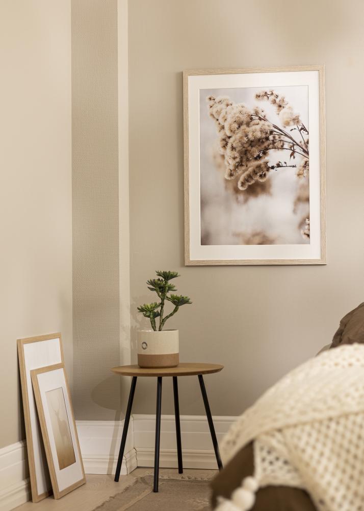 Raam Stilren Greige tamm 60x80 cm - paspartuu valge 50x65 cm