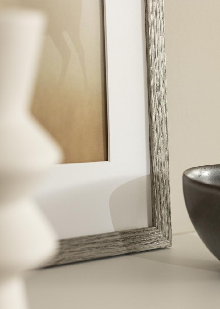 Raam Stilren hall tamm 40x50 cm - paspartuu valge 30x40 cm