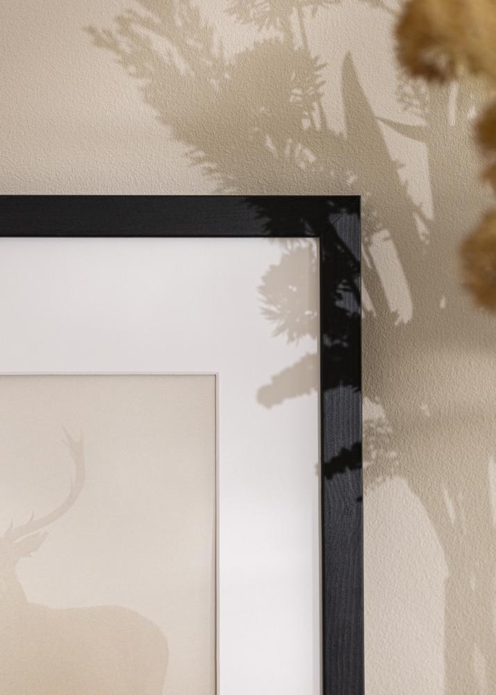 Raam Stilren Must 56x71 cm - paspartuu Valge 46x61 cm