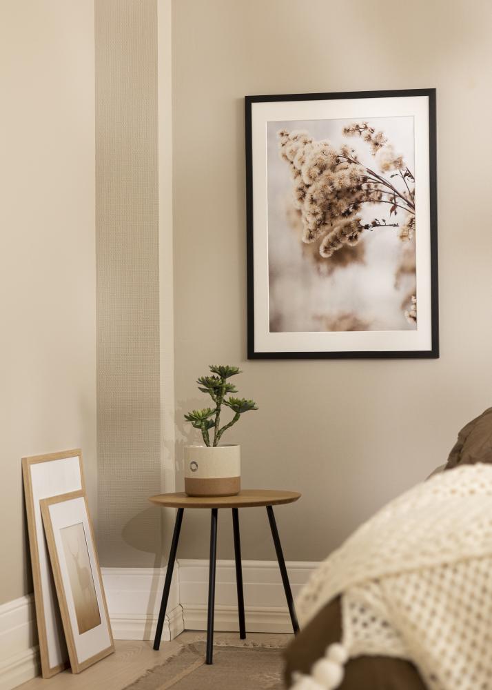 Raam Stilren Must 56x71 cm - paspartuu Valge 46x61 cm