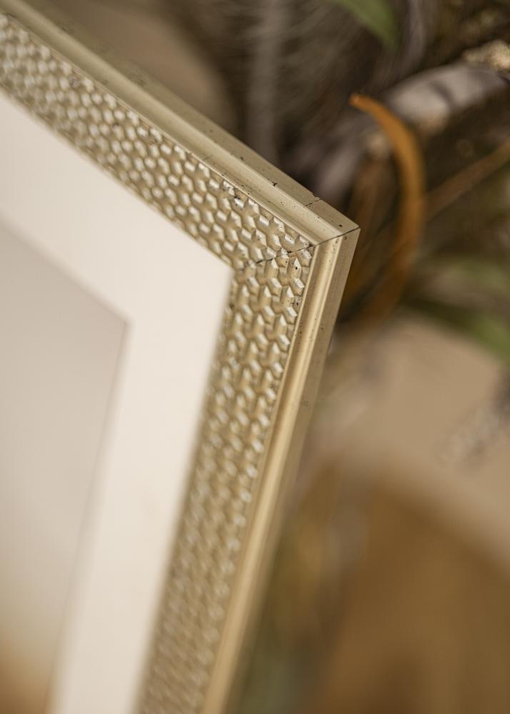 Raam Grace Hõbedane 30x40 cm - paspartuu Valge 22x32 cm