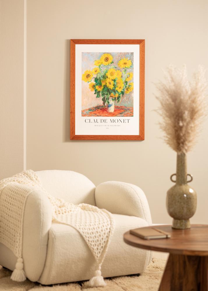 Raam Juno Kirss 28x35 cm - paspartuu Valge 20x25 cm