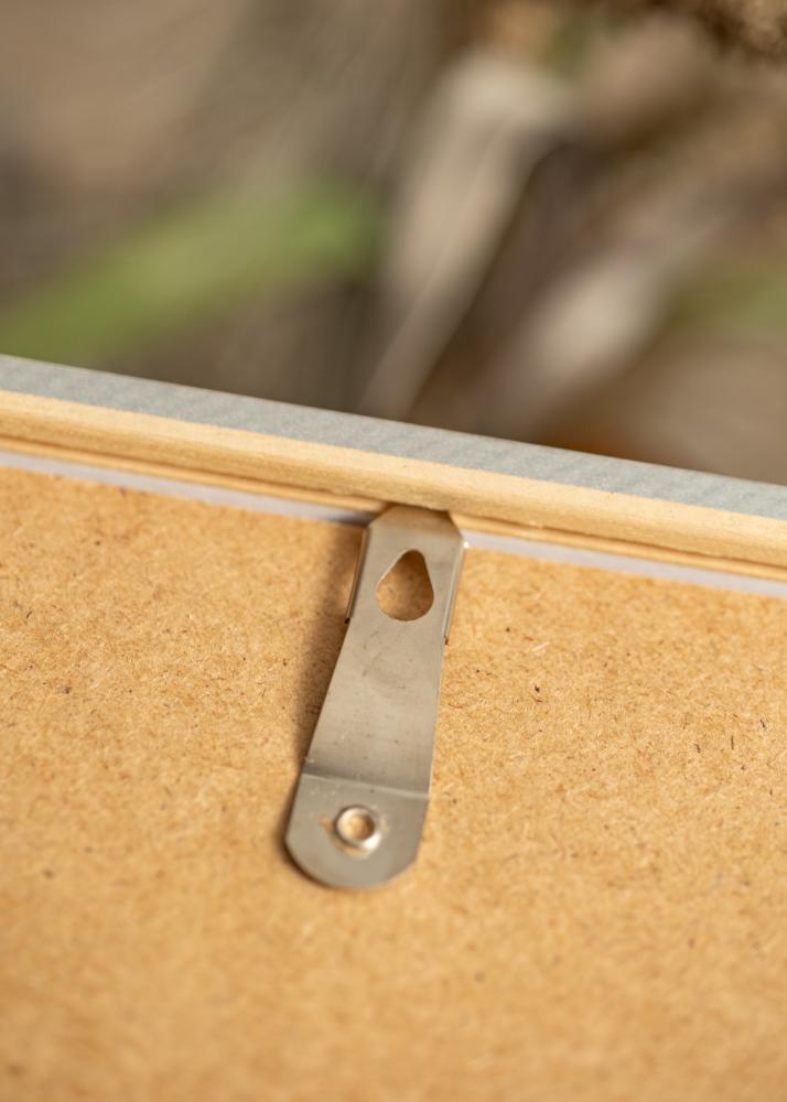 Raam Ares Hõbedane 24x30 cm - paspartuu Valge 7x9 tolli