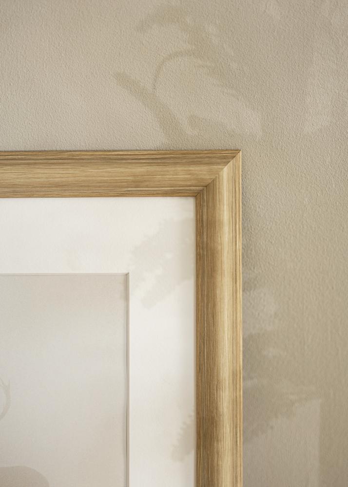 Raam Västkusten tamm 60x80 cm - paspartuu valge 50x69 cm