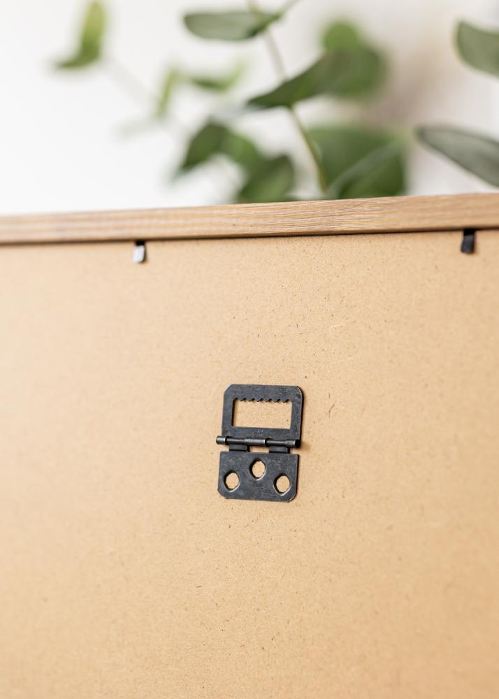 Raam Modern Teak 70x100 cm - paspartuu Valge 59,4x84 cm