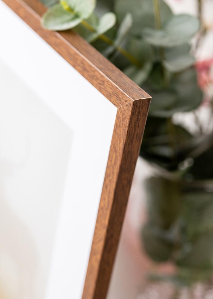 Raam Modern Soe Pruun 40x50 cm - paspartuu Valge 30x40 cm