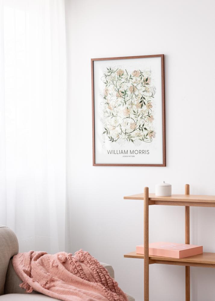 Raam Modern Soe Pruun 40x50 cm - paspartuu Valge 30x40 cm