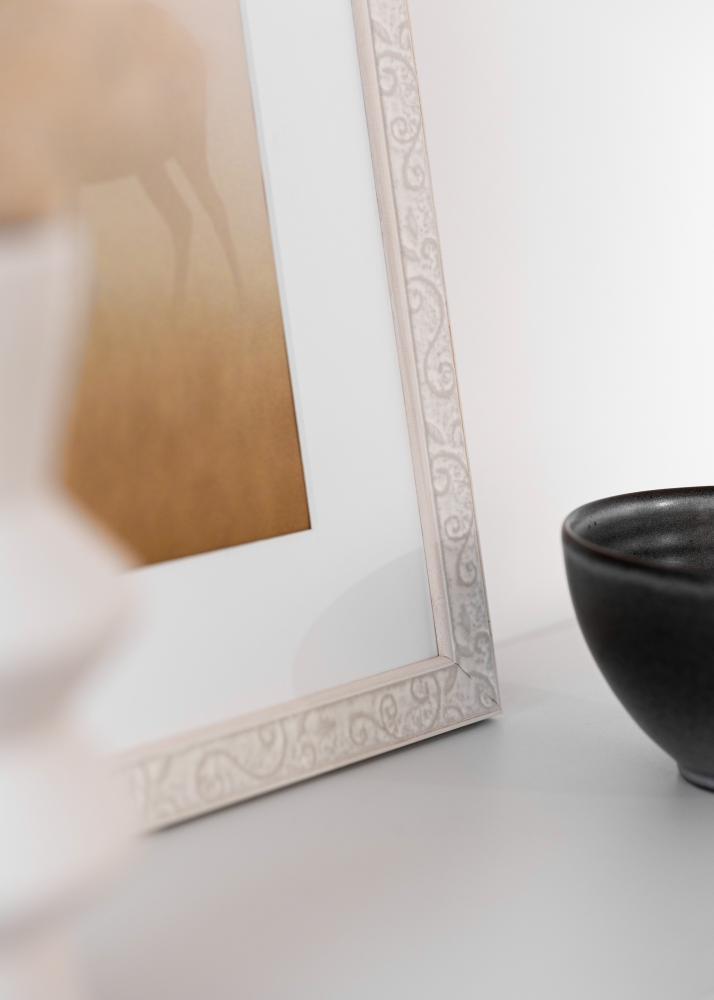 Raam Milton Akrüülklaas Valge 40x60 cm