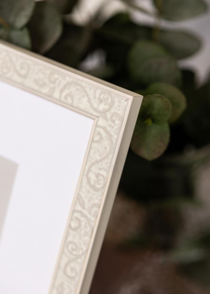 Raam Milton Akrüülklaas Valge 40x60 cm