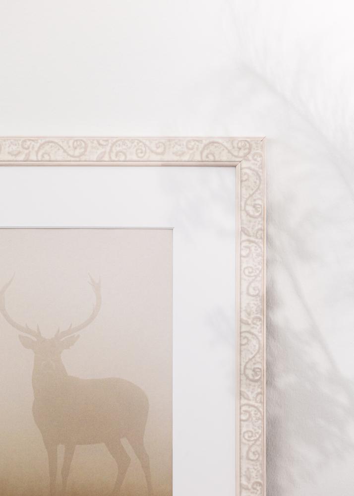 Raam Milton Akrüülklaas Valge 40x60 cm