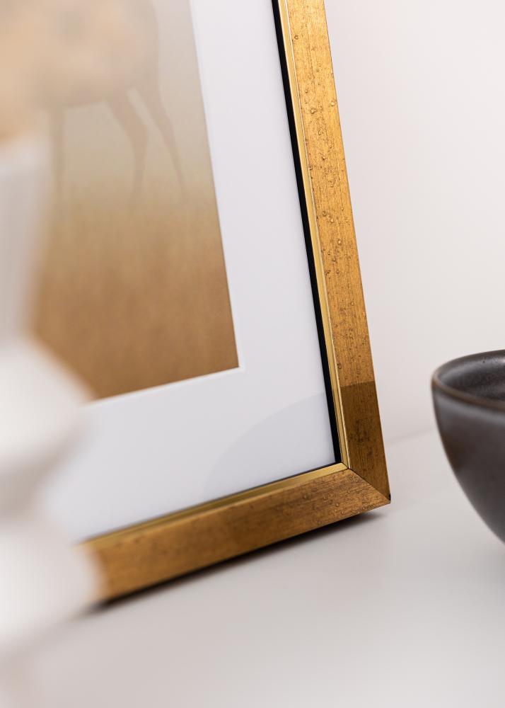 Raam Brema Akrüülklaas Kuldne 21x29,7 cm (A4)