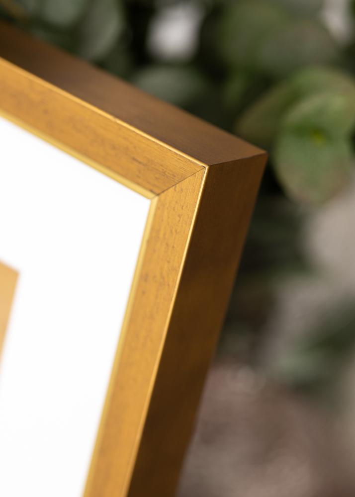 Raam Brema Akrüülklaas Kuldne 21x29,7 cm (A4)