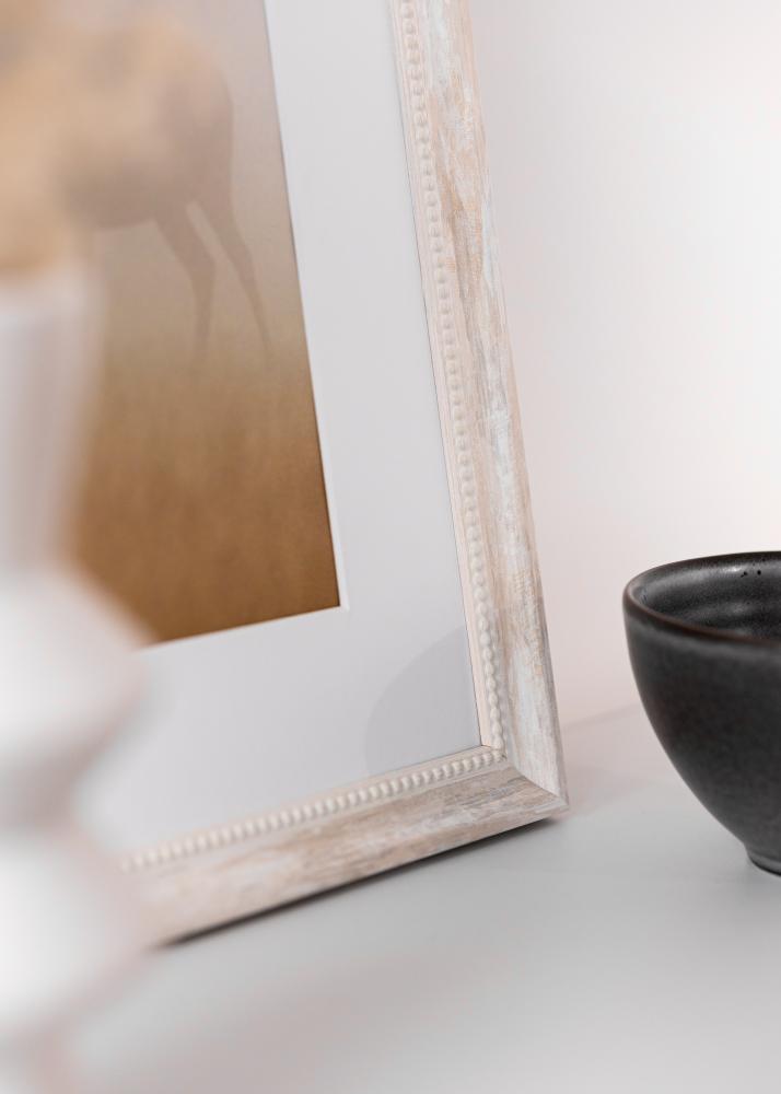 Raam Soledad Akrüülklaas Valge 40x60 cm