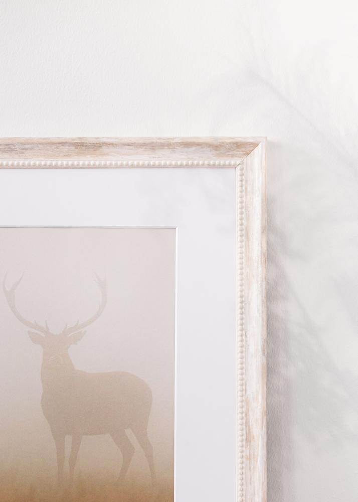 Raam Soledad Akrüülklaas Valge 40x60 cm