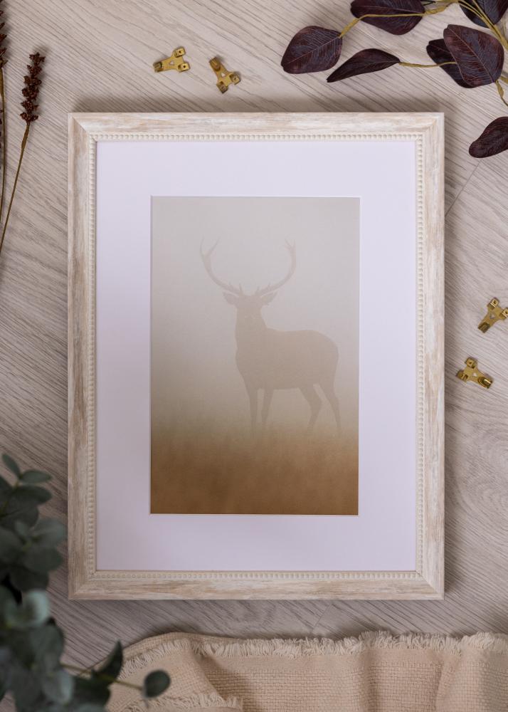 Raam Soledad Akrüülklaas Valge 40x60 cm