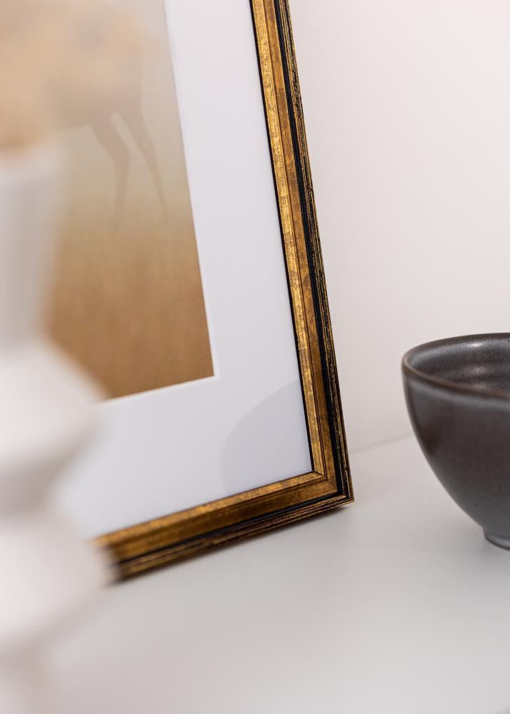 Raam Ringa Akrüülklaas Kuld 59,4x84,1 cm (A1)