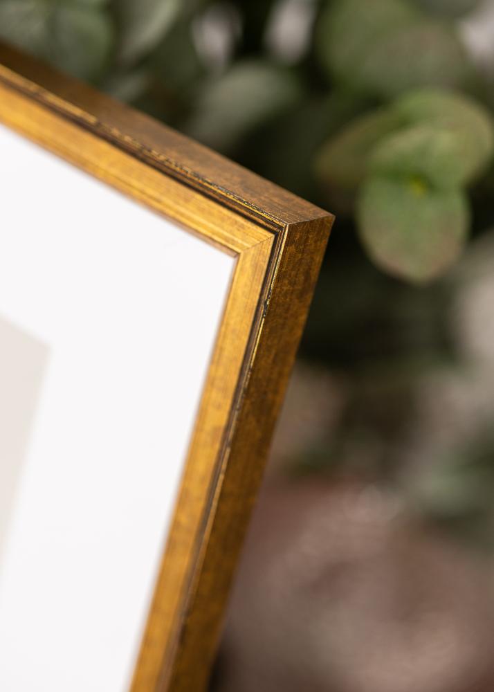 Raam Ringa Akrüülklaas Kuld 59,4x84,1 cm (A1)