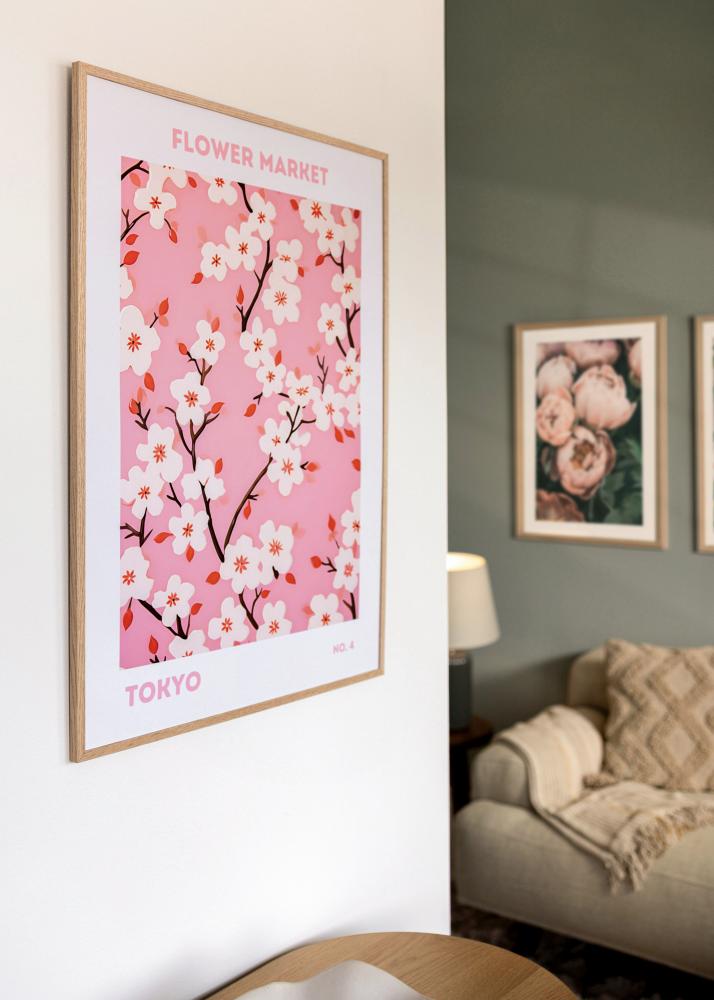 Raam ohuke tamm Akruulklaas 28x35 cm