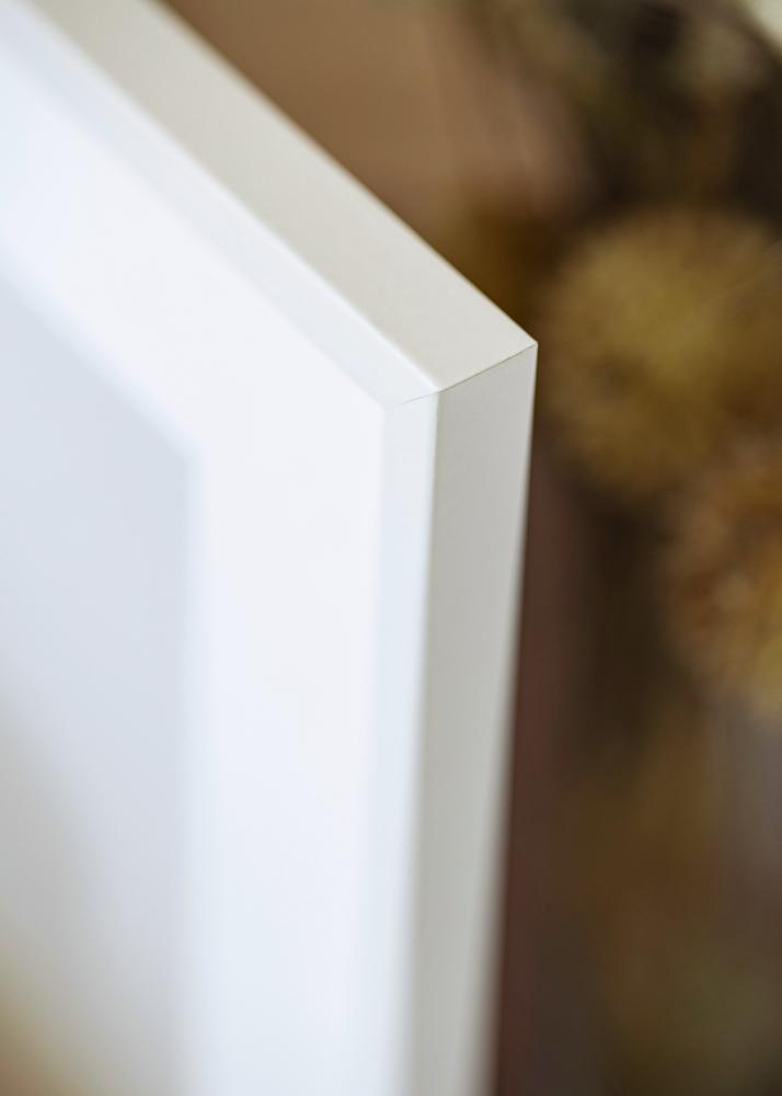Valge pildiraam kitsas 21 x 30 cm