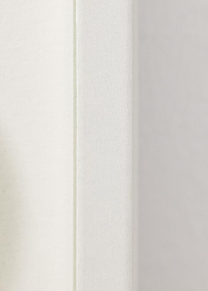 Valge pildiraam kitsas 21 x 30 cm